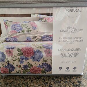 Brandnew 3-Piece Cotton Duvet Cover Set SYLVIE - Multi-Colour by Distinc…